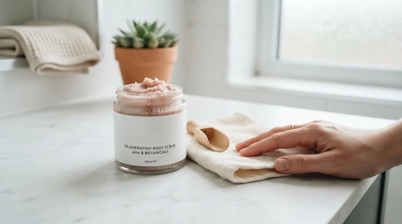 How to use AHA peeling for smoother skin texture