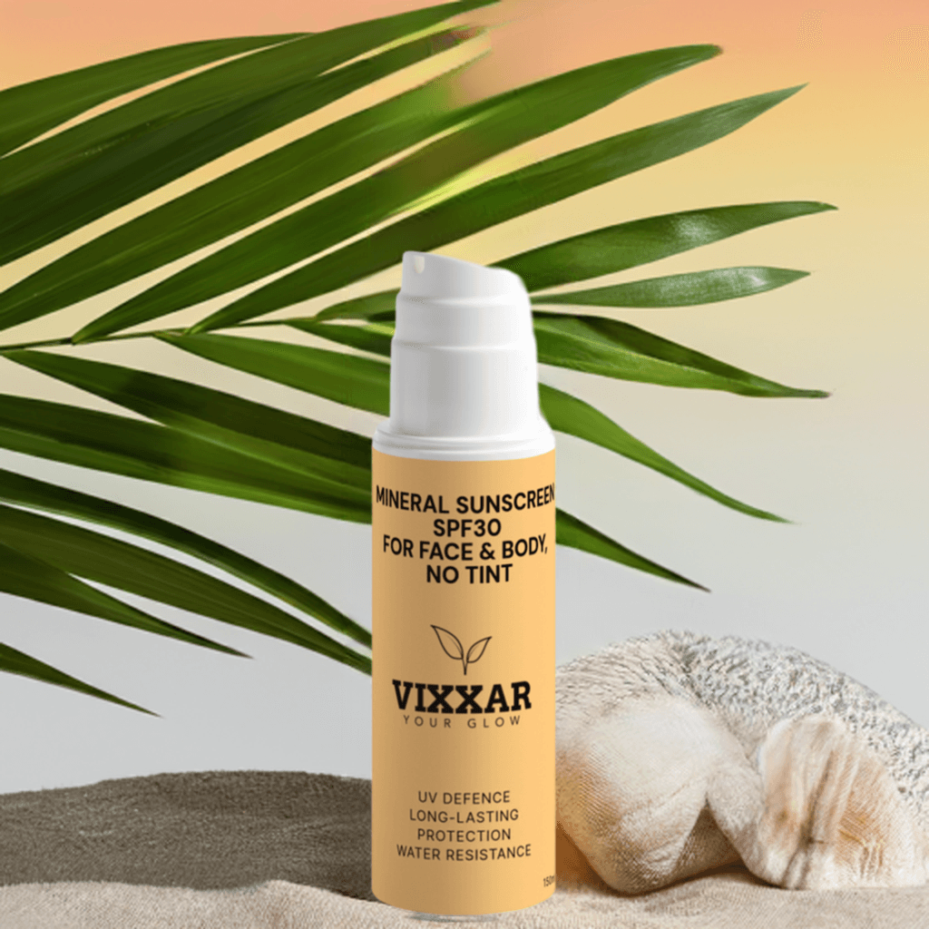 this & mineral sunscreen is a game-changer. Formulated with & zinc oxide, it provides & broad-spectrum protection & while being gentle on sensitive skin.