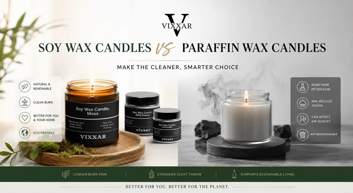 Soy vs Paraffin Wax Candles 