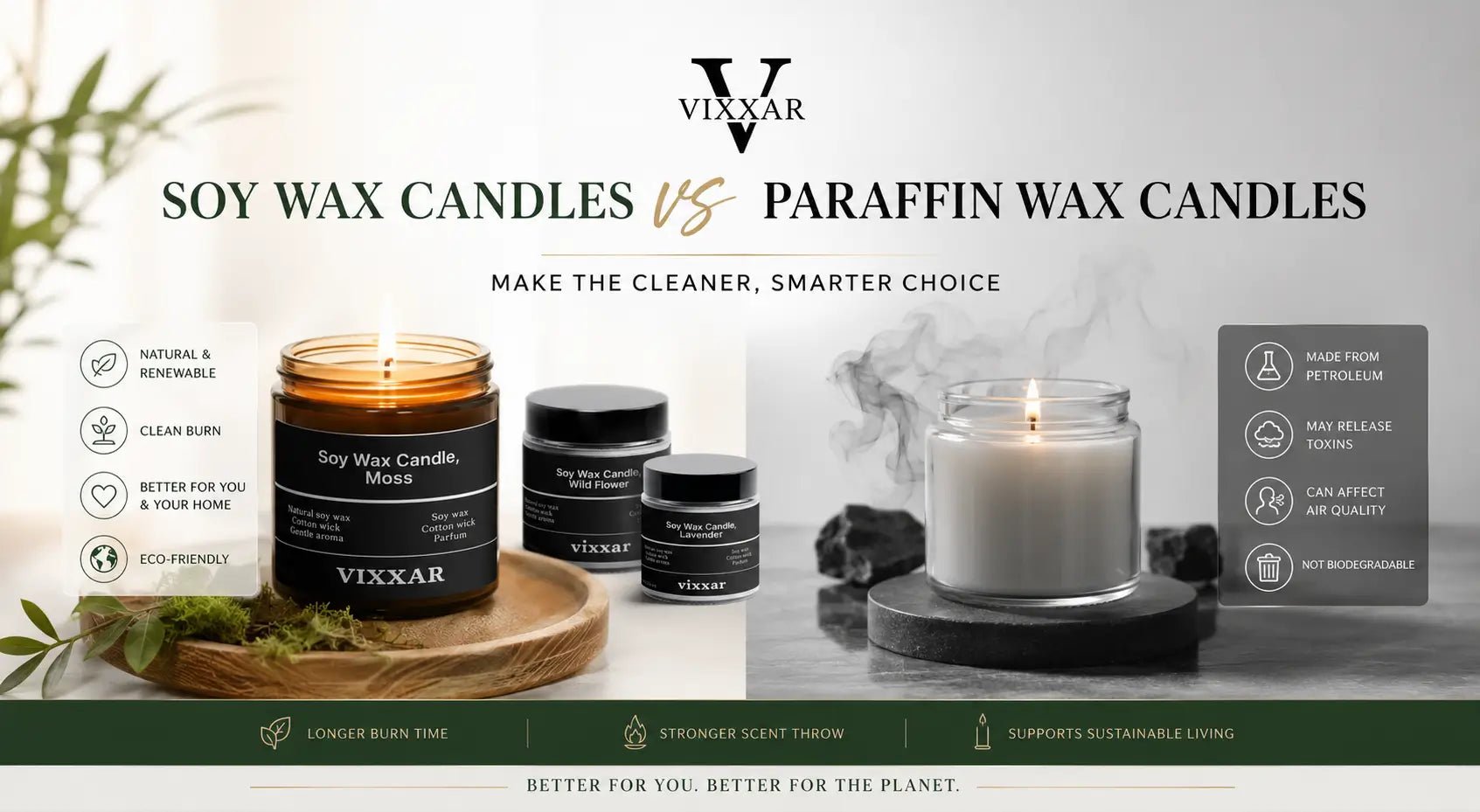 Soy vs Paraffin Wax Candles 