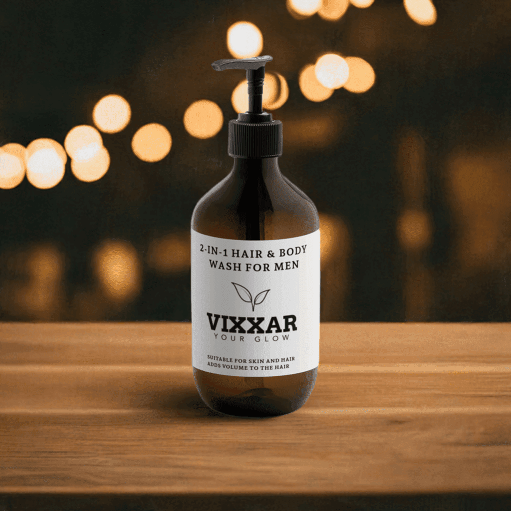 Upgrade Your Grooming Routine with the 2-in-1 Hair & Body Wash for Men – 490ml Multi-Use Cleanser - Vixxar Cosmetiques