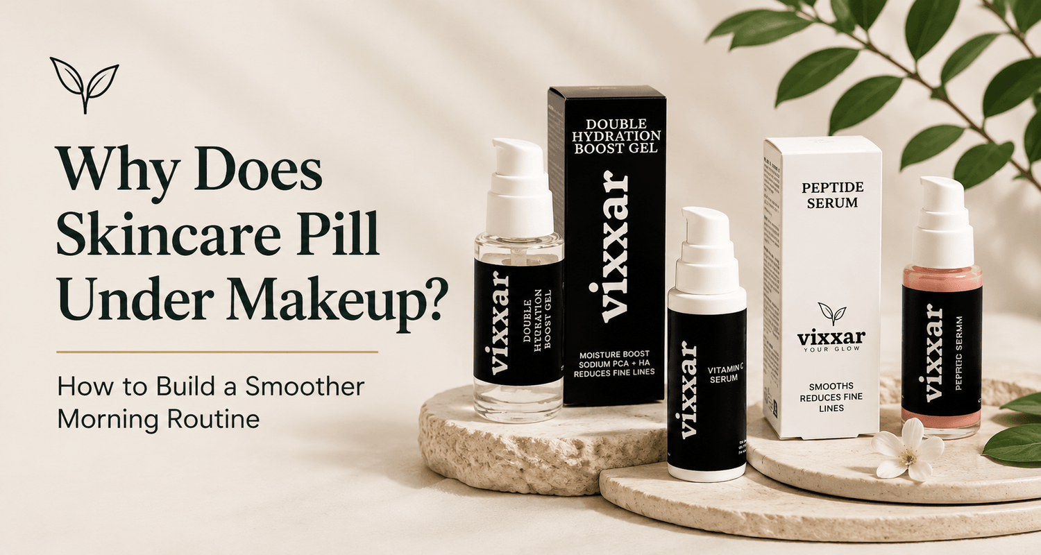 Why Does Skincare Pill Under Makeup How to Build a Smoother Morning Routine