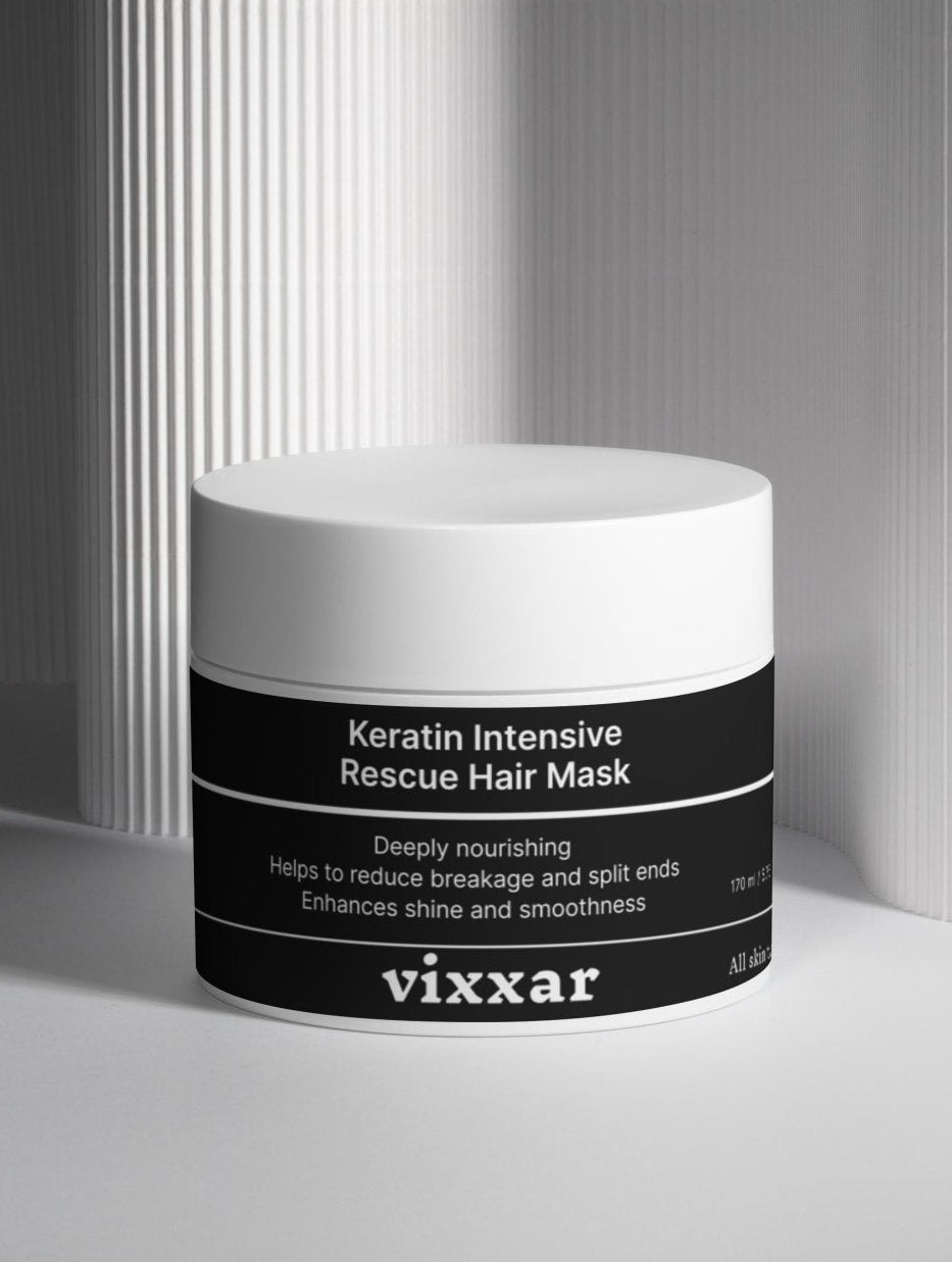 Vixxar Hair Masks — COSMOS-certified Keratin, Peptide &amp; Wheat Protein treatments for dry, damaged &amp; frizzy hair. Ships to USA, UK &amp; Europe.