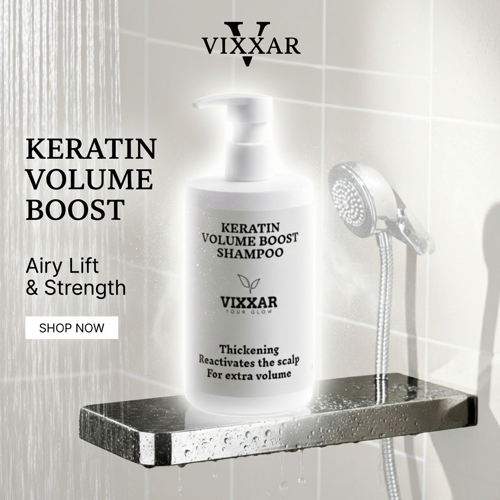 Keratin Volume Boost Shampoo, 390ml