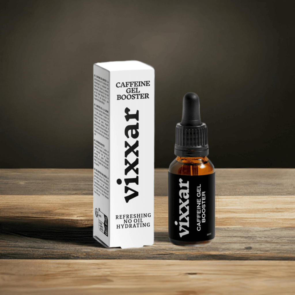 Caffeine Gel Booster 20ml – Depuffing, Brightening & Hydrating Skincare - Vixxar Cosmetiques