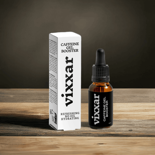 Caffeine Gel Booster 20ml – Depuffing, Brightening & Hydrating Skincare - Vixxar Cosmetiques