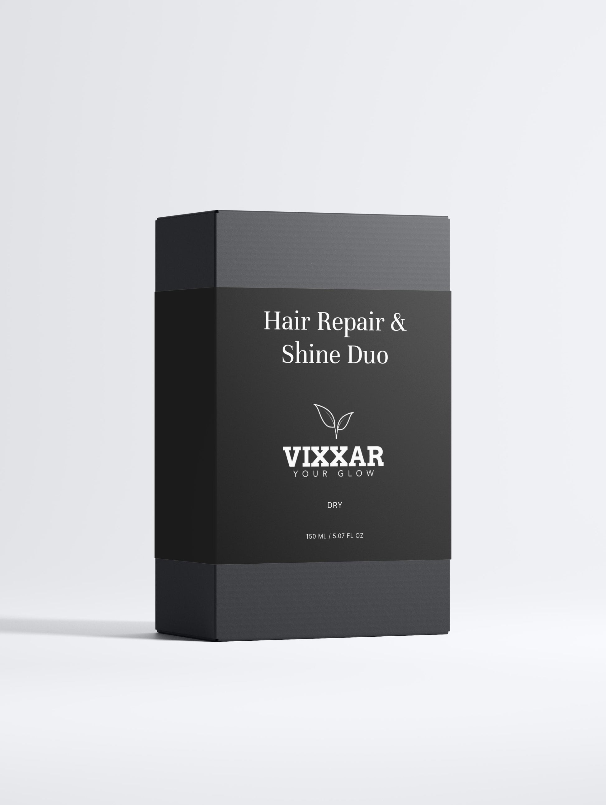Vixxar Hair Repair & Shine Duo packaging on a white background