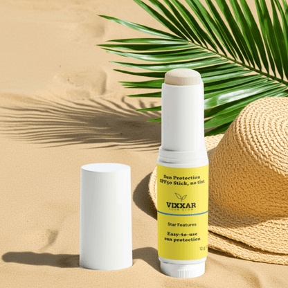 Mineral SPF50 stick applicator – lightweight, non-greasy sun protection with no residue
