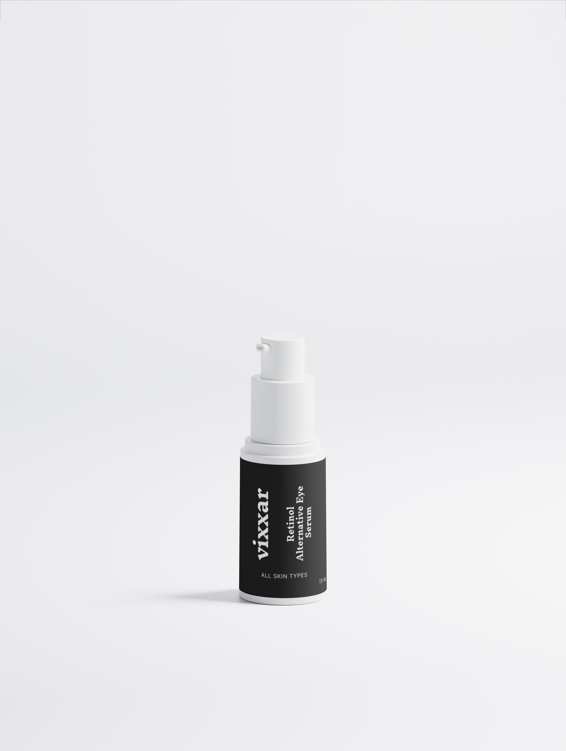 VAXAR skincare serum bottle on a white background