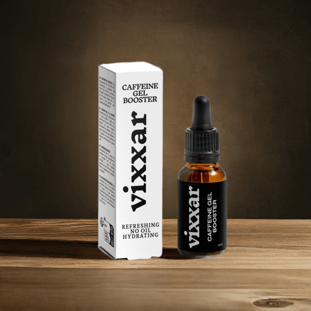 Caffeine Gel Booster 20ml – Depuffing, Brightening & Hydrating Skincare - Vixxar Cosmetiques