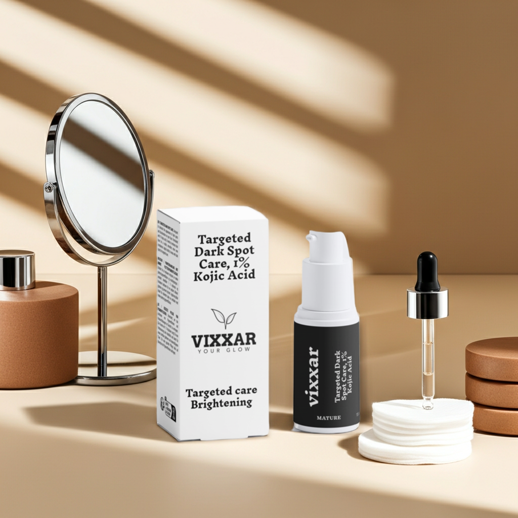 Vixxar Targeted Dark Spot serum – kojic acid formula for dark spot removal and even skin tone