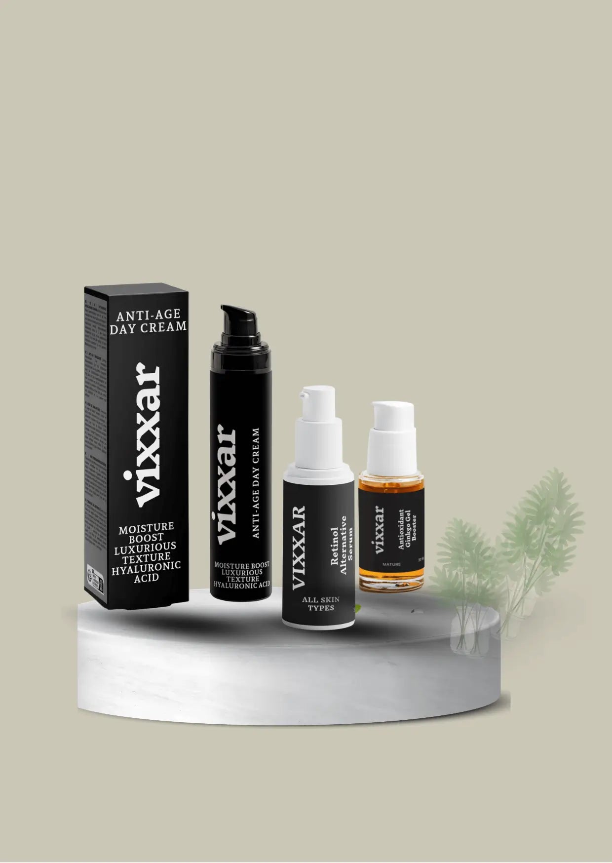 Skincare product solutions by Vixxar