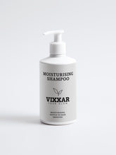 Vixxar moisturizing shampoo bottle on a white background