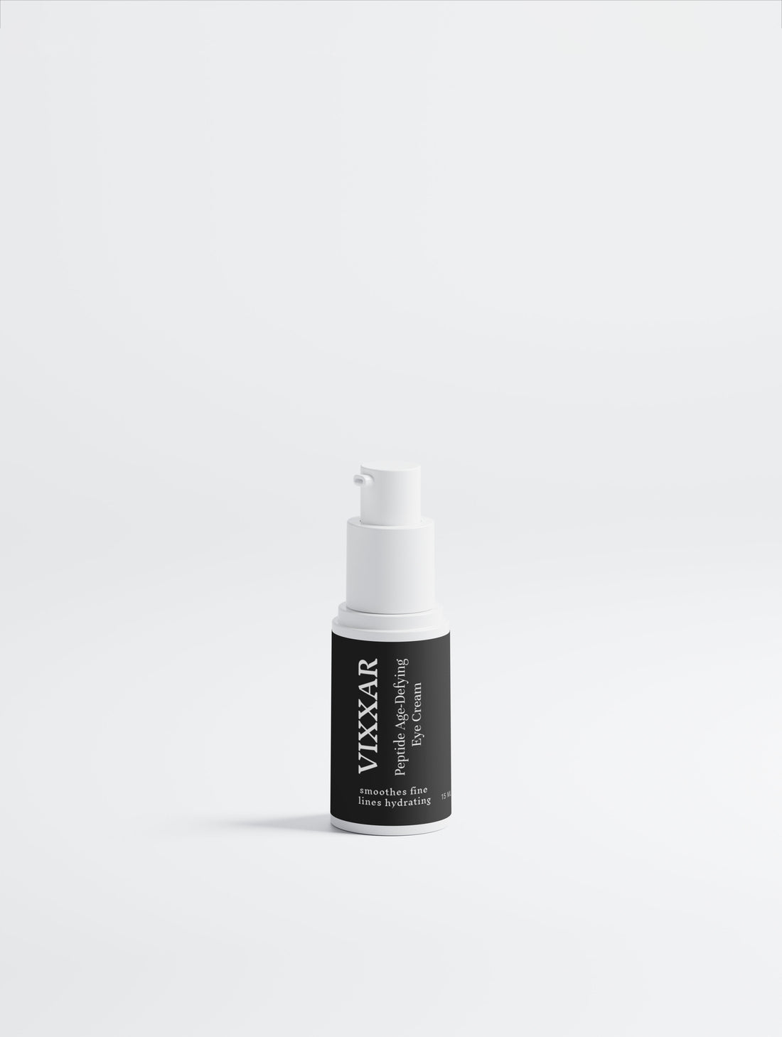 Vixxar skincare bottle on a white background