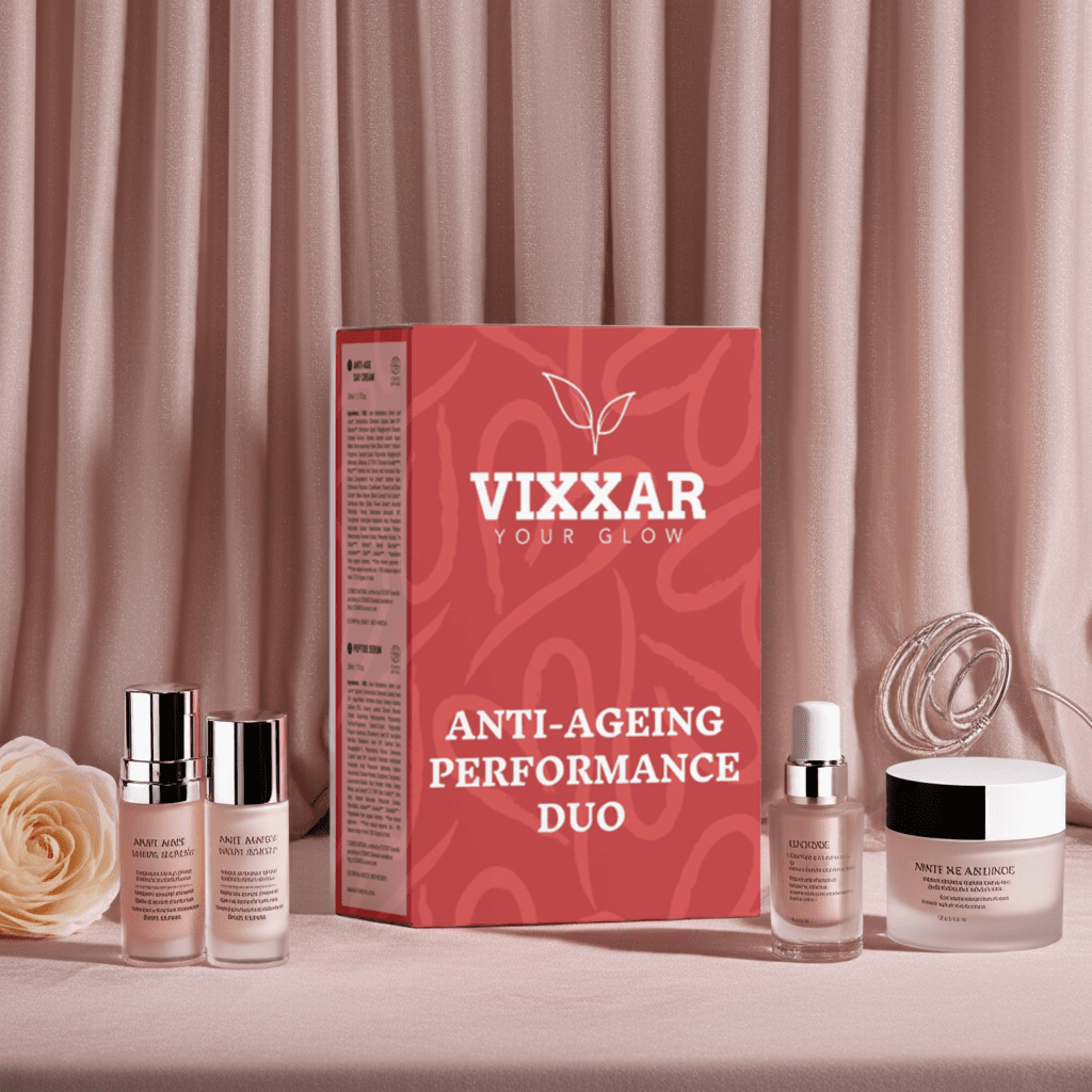 Anti - Ageing Performance Duo – Peptide Serum &amp; Firming Day Cream Set - Vixxar CosmetiquesAnti ageingDefault