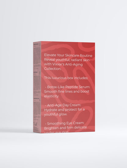 Anti-Aging Collection Box – Peptide Serum, Eye Cream &amp; Day Cream | Vixxar