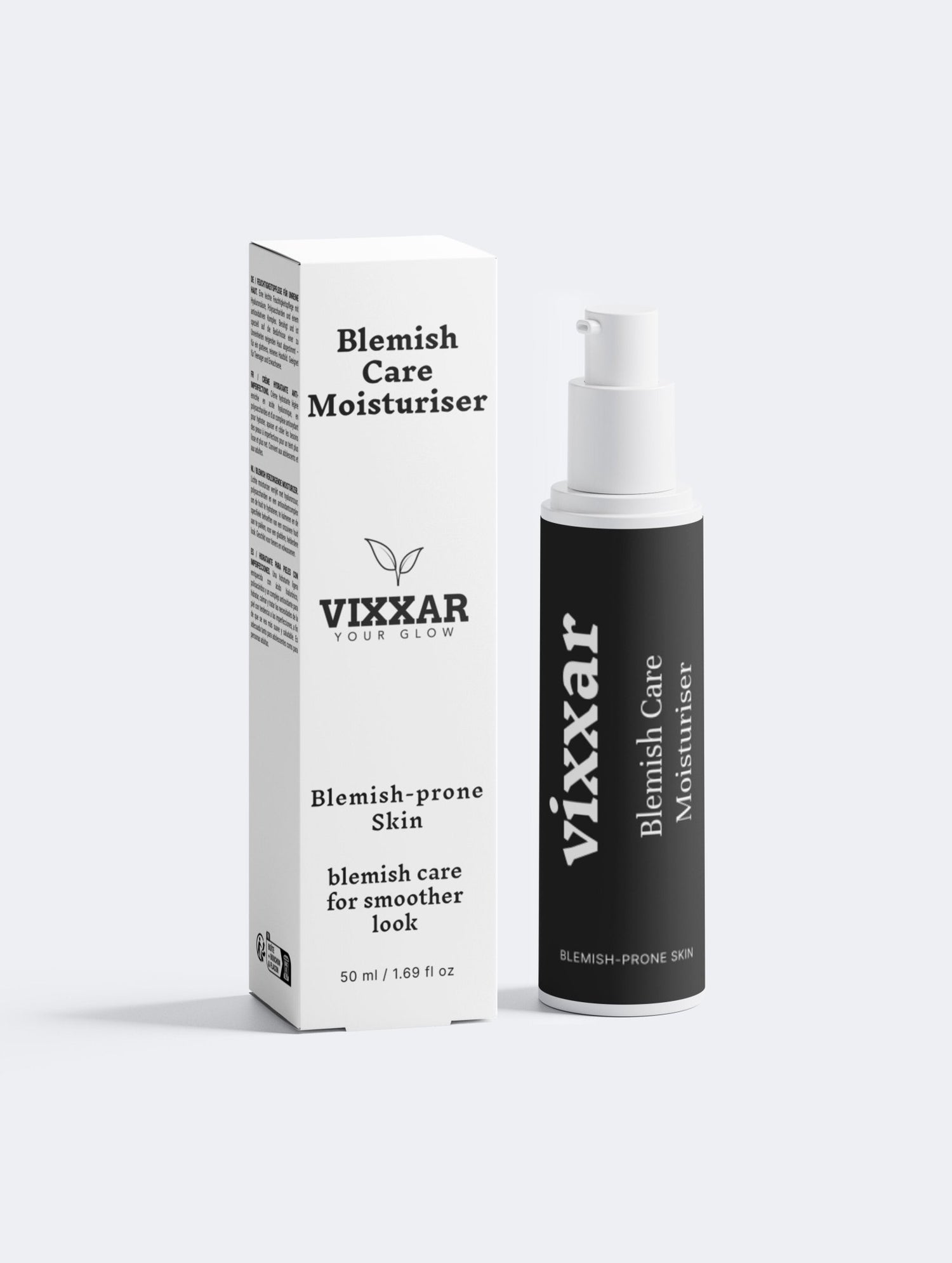 Blemish Care Moisturiser | Lightweight, Natural, For Acne - Prone Skin - Vixxar Natural SkincareDefault