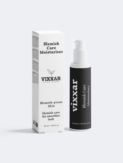 Blemish Care Moisturiser | Lightweight, Natural, For Acne - Prone Skin - Vixxar Natural SkincareDefault