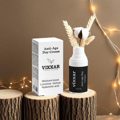 Clear Complexion Collection Box - Anti - Age Day Cream +Natural Retinol Alternative Oil Serum + Clarifying Gel - Vixxar CosmetiquesDefault