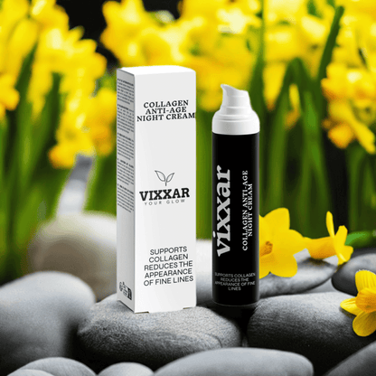 Collagen Anti - Age Night Cream 50ml – Rejuvenating Overnight Moisturizer - Vixxar Cosmetiques