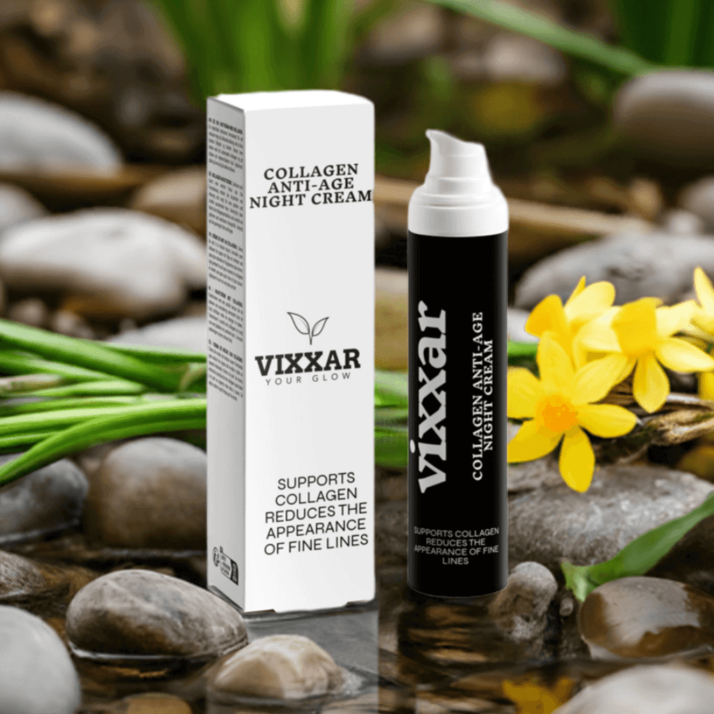 Collagen Anti - Age Night Cream 50ml – Rejuvenating Overnight Moisturizer - Vixxar Cosmetiques