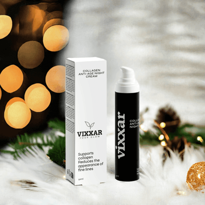 Vixxar Collagen Night Routine Collection – COSMOS certified clean beauty night care set