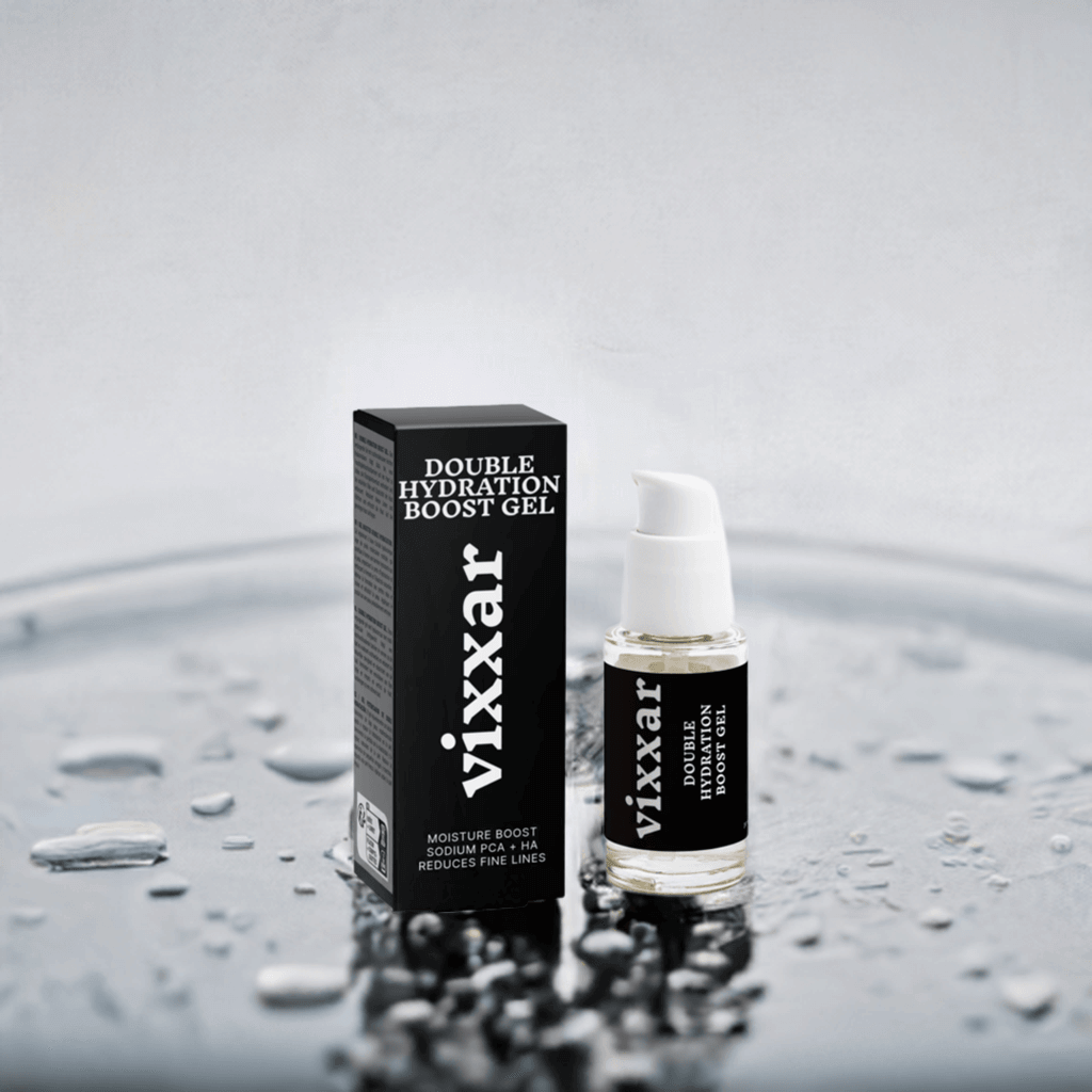 Double Hydration Boost Gel 30ml – Lightweight Hyaluronic Acid Moisture Gel for Plump, Radiant Skin - Vixxar Cosmetiques