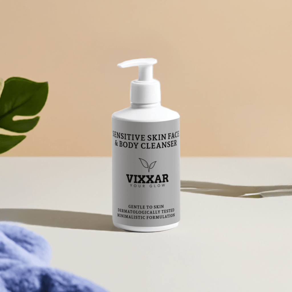 Sensitive Skin Face & Body Cleanser 290ml - Vixxar Cosmetiques