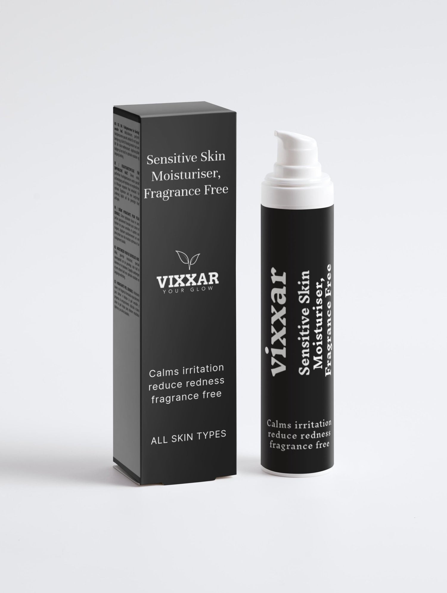 Fragrance Free Sensitive Skin Moisturiser 50ml - Vixxar CosmetiquesSkin MoisturiserDefault