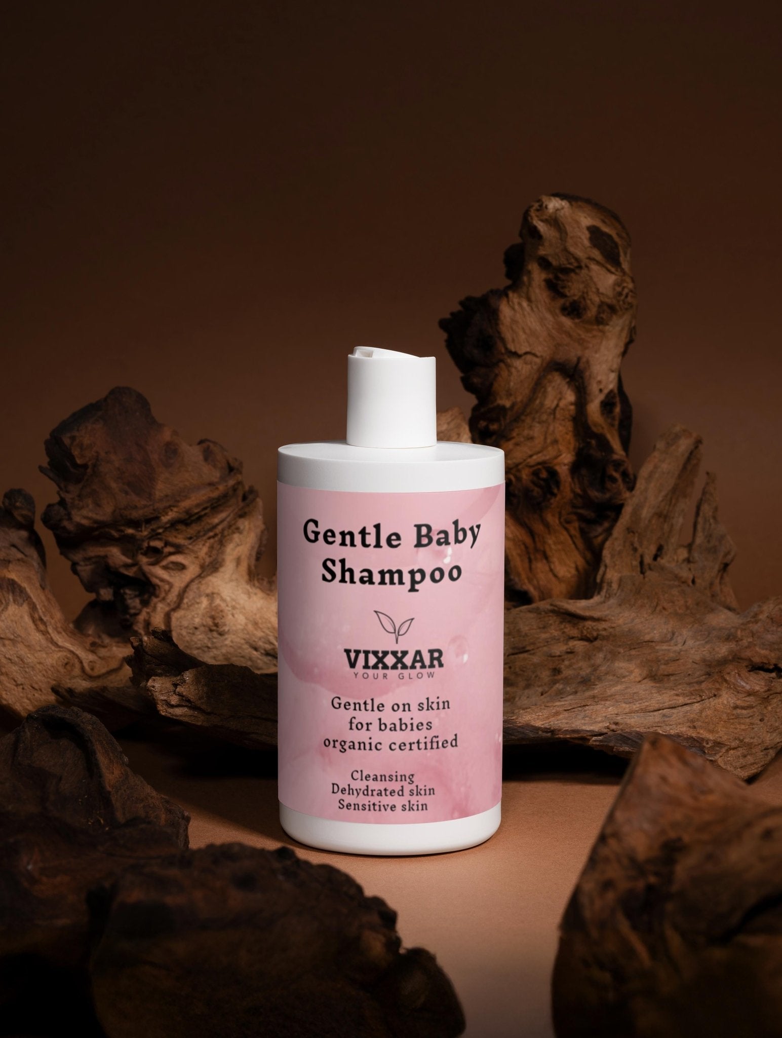 Gentle Baby Shampoo – Ultra - Mild Organic Shampoo for Sensitive Baby Scalp (400ml) - Vixxar CosmetiquesshampooDefault