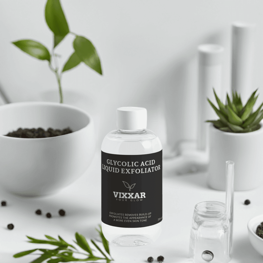 Glycolic Acid Liquid Exfoliator 250ml – Brighten, Smooth &amp; Refine Skin - Vixxar CosmetiquesDefault