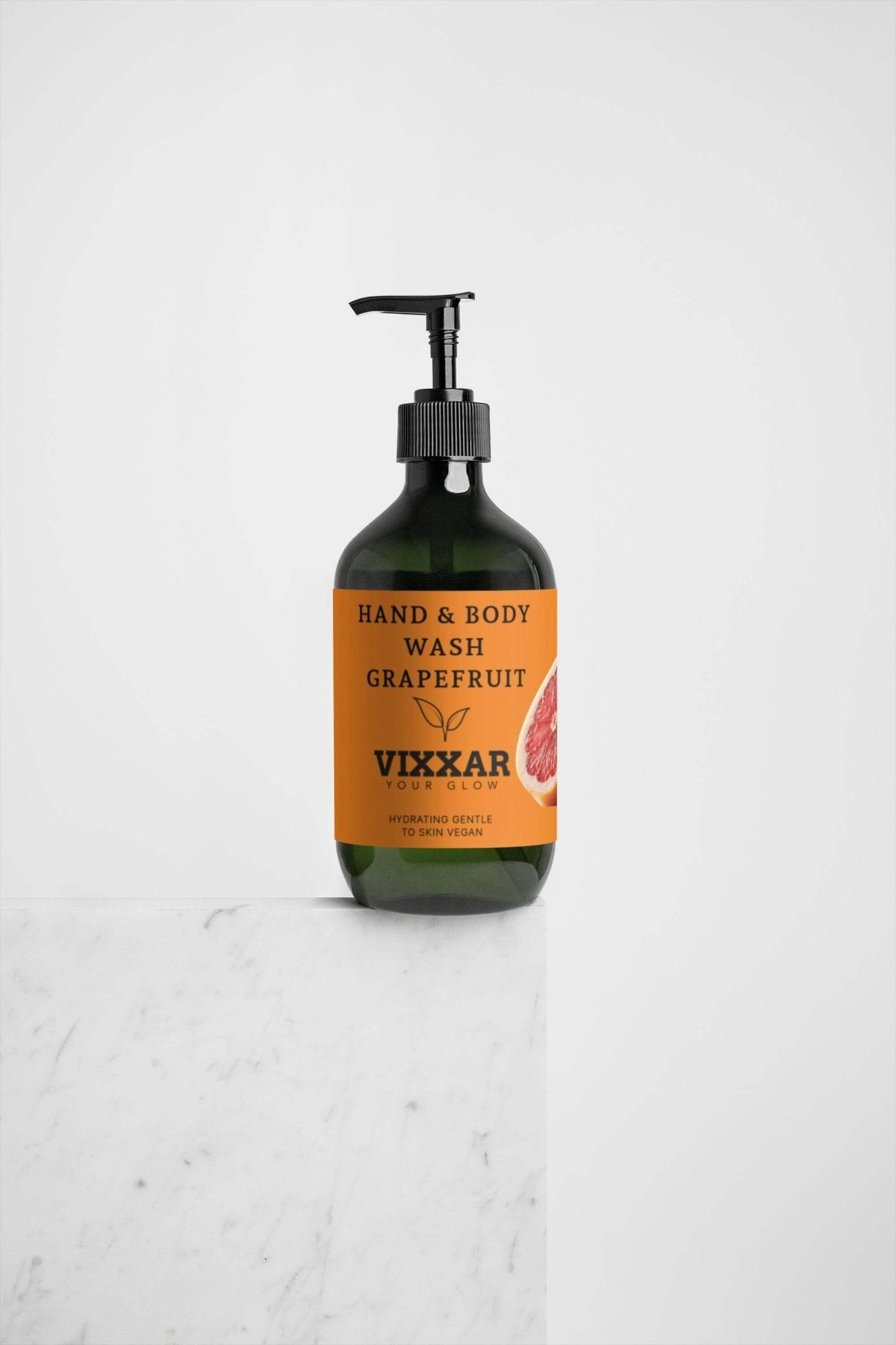 Grapefruit Hand &amp; Body Wash – Uplifting Hydration for Radiant Skin (490ml) - Vixxar Cosmetiques