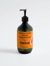 Grapefruit Hand & Body Wash – Uplifting Hydration for Radiant Skin (490ml) - Vixxar Cosmetiques