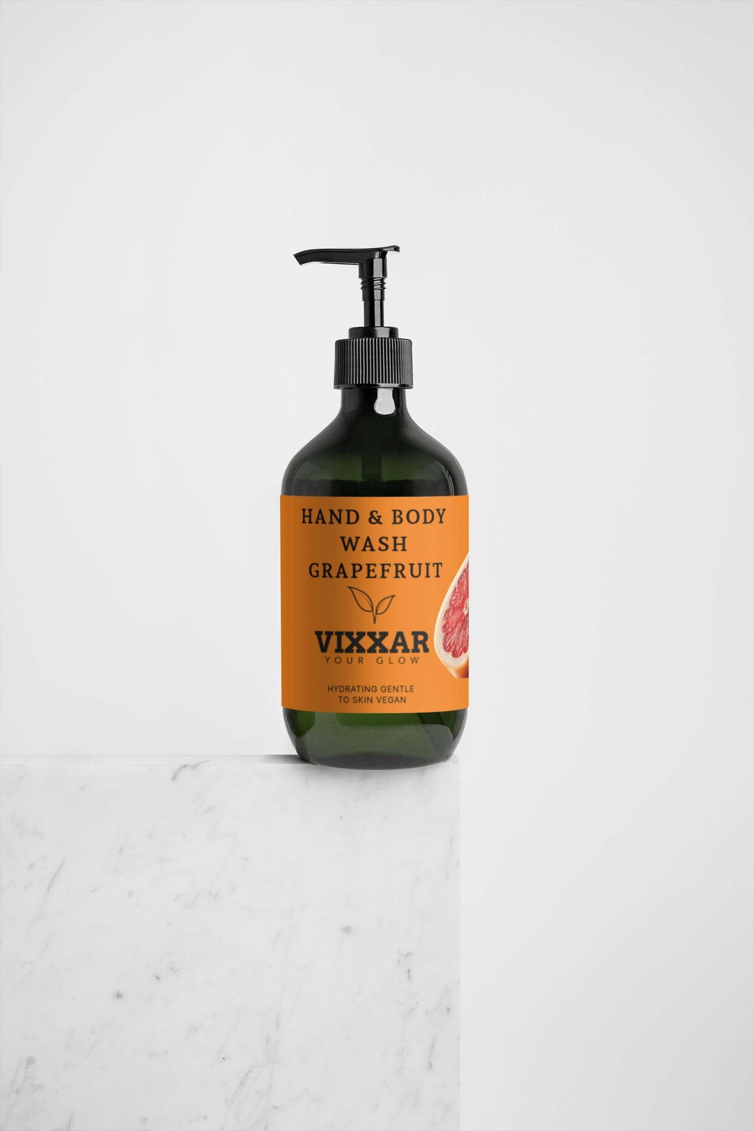 Grapefruit Hand &amp; Body Wash – Uplifting Hydration for Radiant Skin (490ml) - Vixxar Cosmetiques