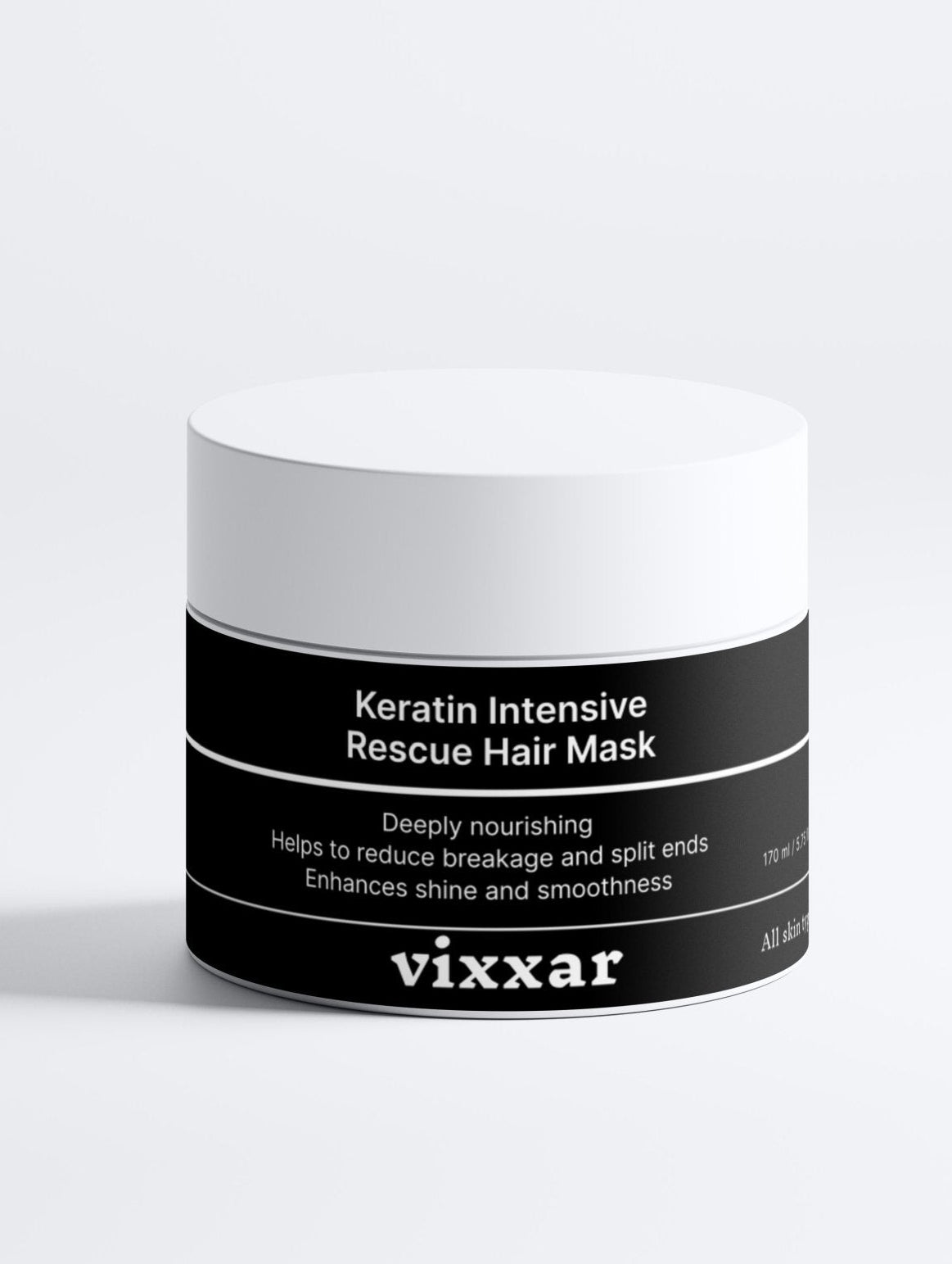 Keratin Hair Mask Dry & Damaged Hair – Keratin Wheat Proteins & Shea Butter Vixxar