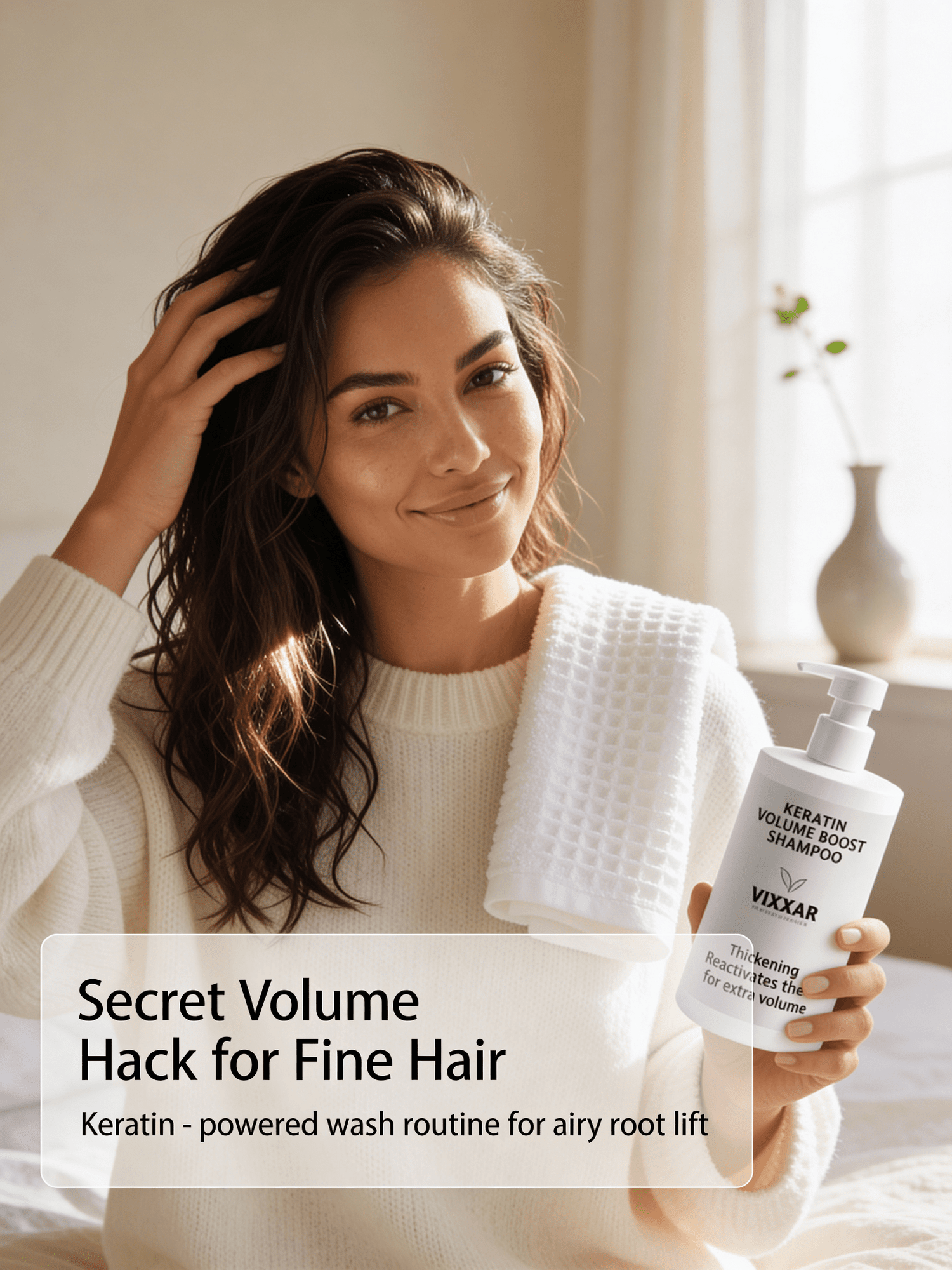 Keratin Volume Boost Shampoo, 390ml - Vixxar CosmetiquesshampooDefault