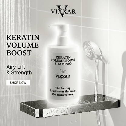 Keratin Volume Boost Shampoo, 390ml - Vixxar CosmetiquesshampooDefault