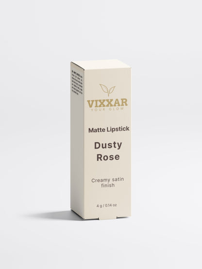 Matte Lipstick, Dusty Rose - Vixxar Natural SkincareDefault