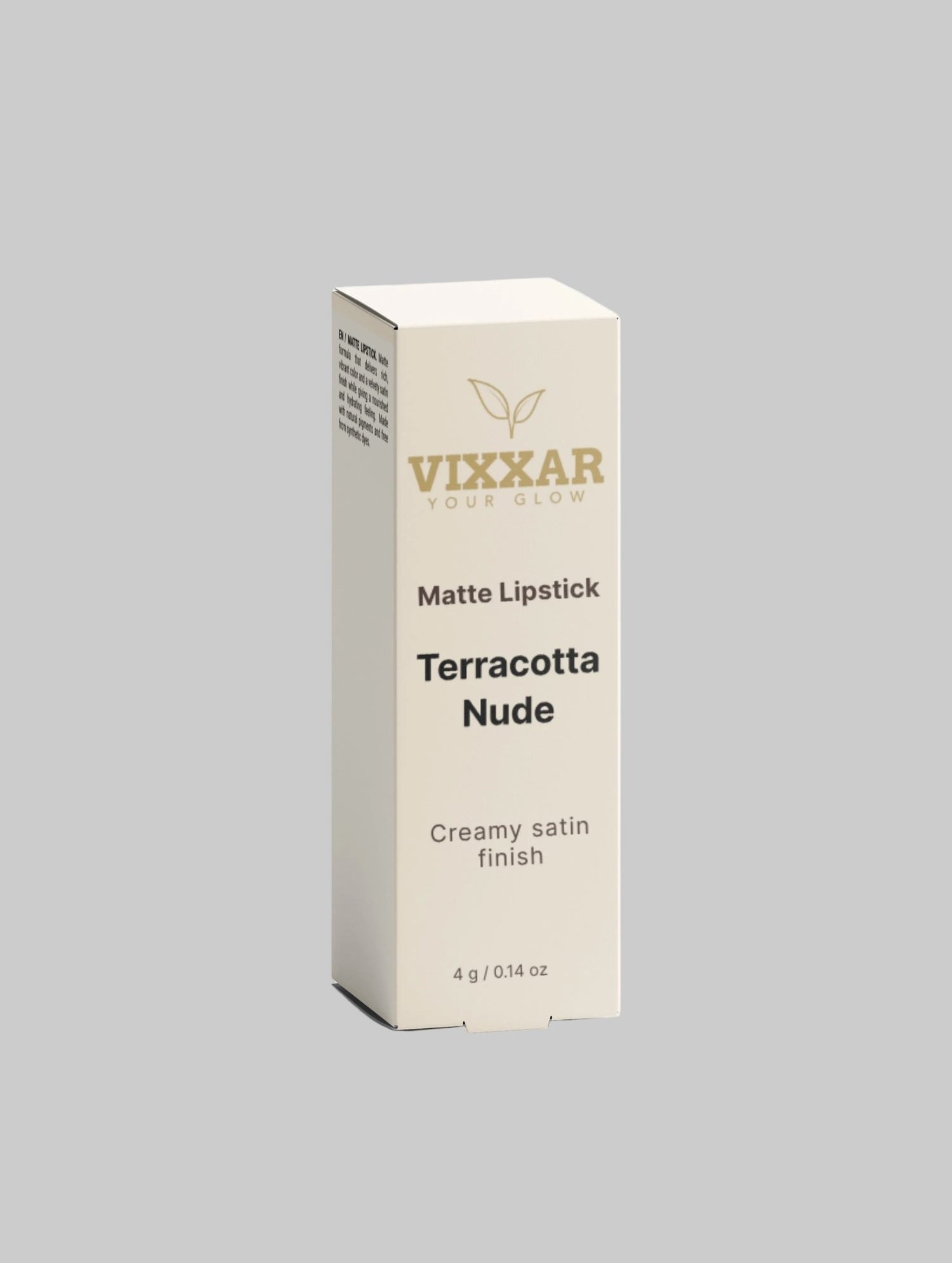 Matte Lipstick, Terracotta Nude - Vixxar Natural SkincareDefault