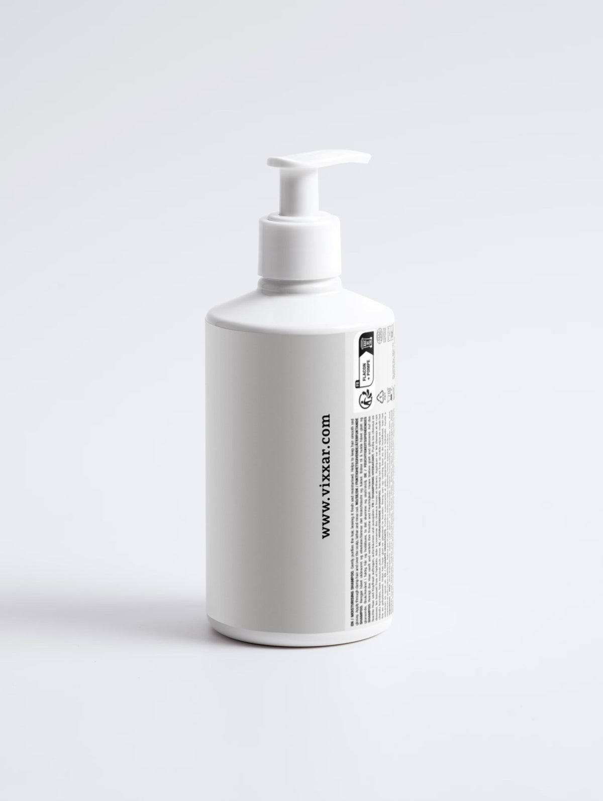 A bottle of Nourishing &amp; Voluminizing Strengthening &amp; Giving the Hair Volume hair shampoo by The Hair Company, shown on a clean white background.