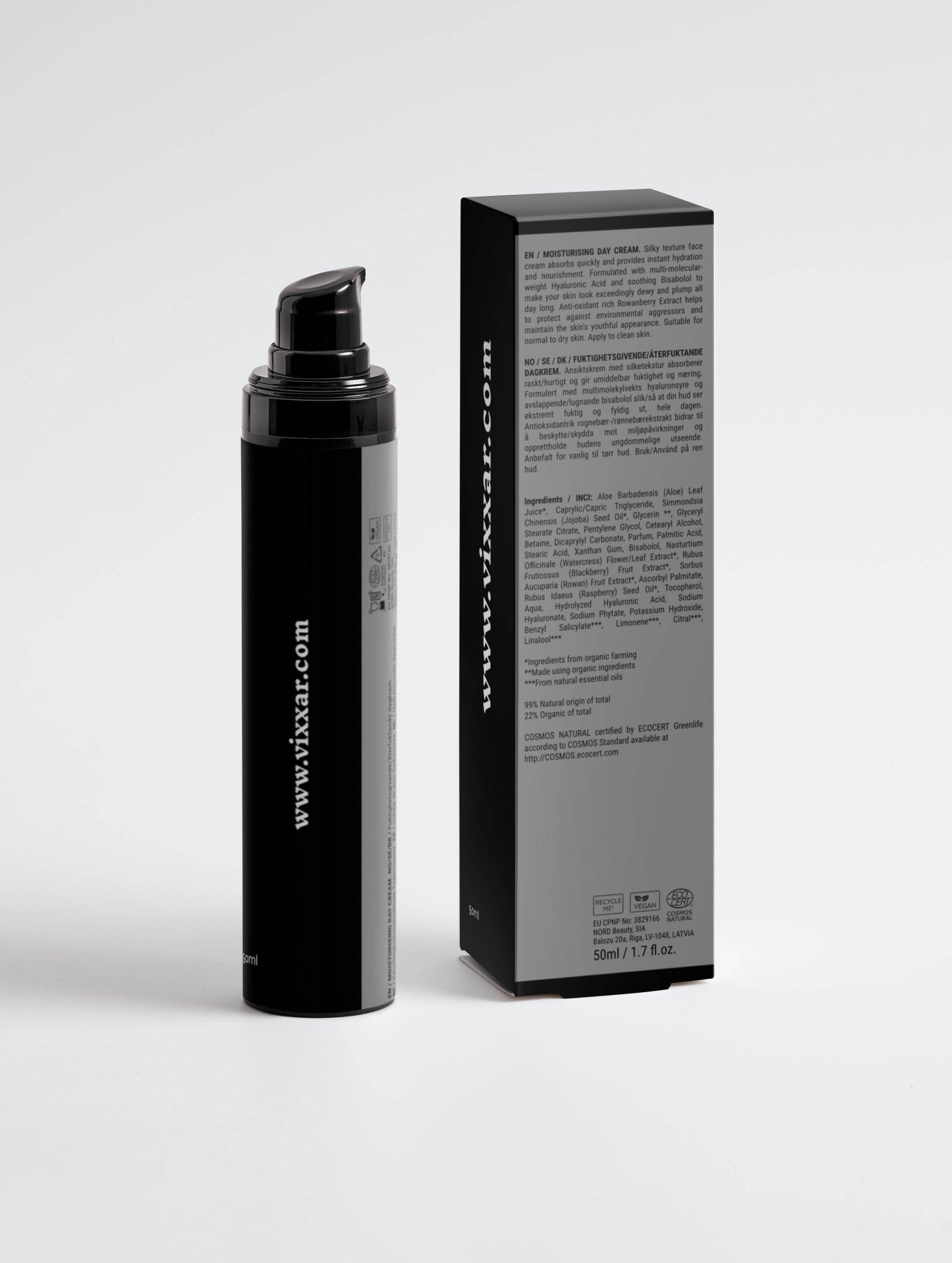 Moisturizing Day Cream 50ml – Silky Hydration for Dewy, Radiant Skin - Vixxar Cosmetiques