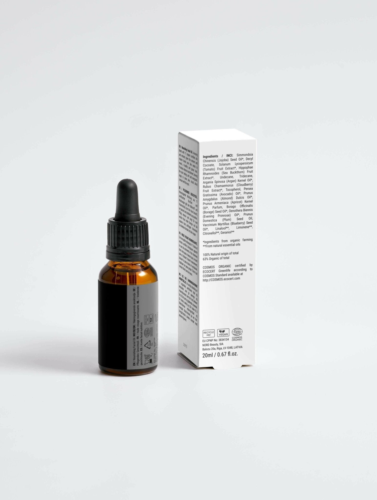 Nourishing Facial Oil 20ml - Vixxar Cosmetiques
