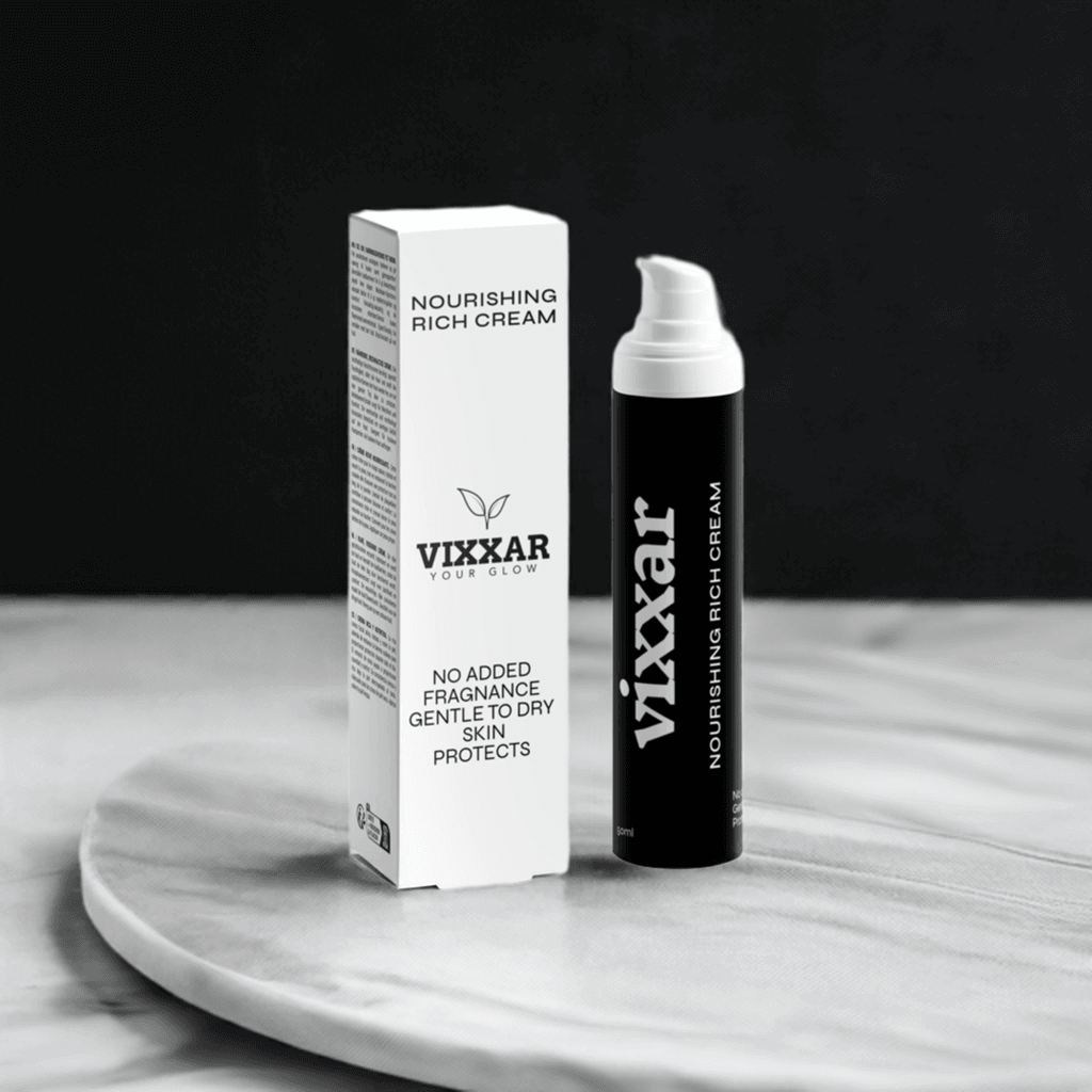 Nourishing Rich Cream 50ml – Deep Hydration for Dry, Sensitive &amp; Mature Skin - Vixxar Cosmetiques