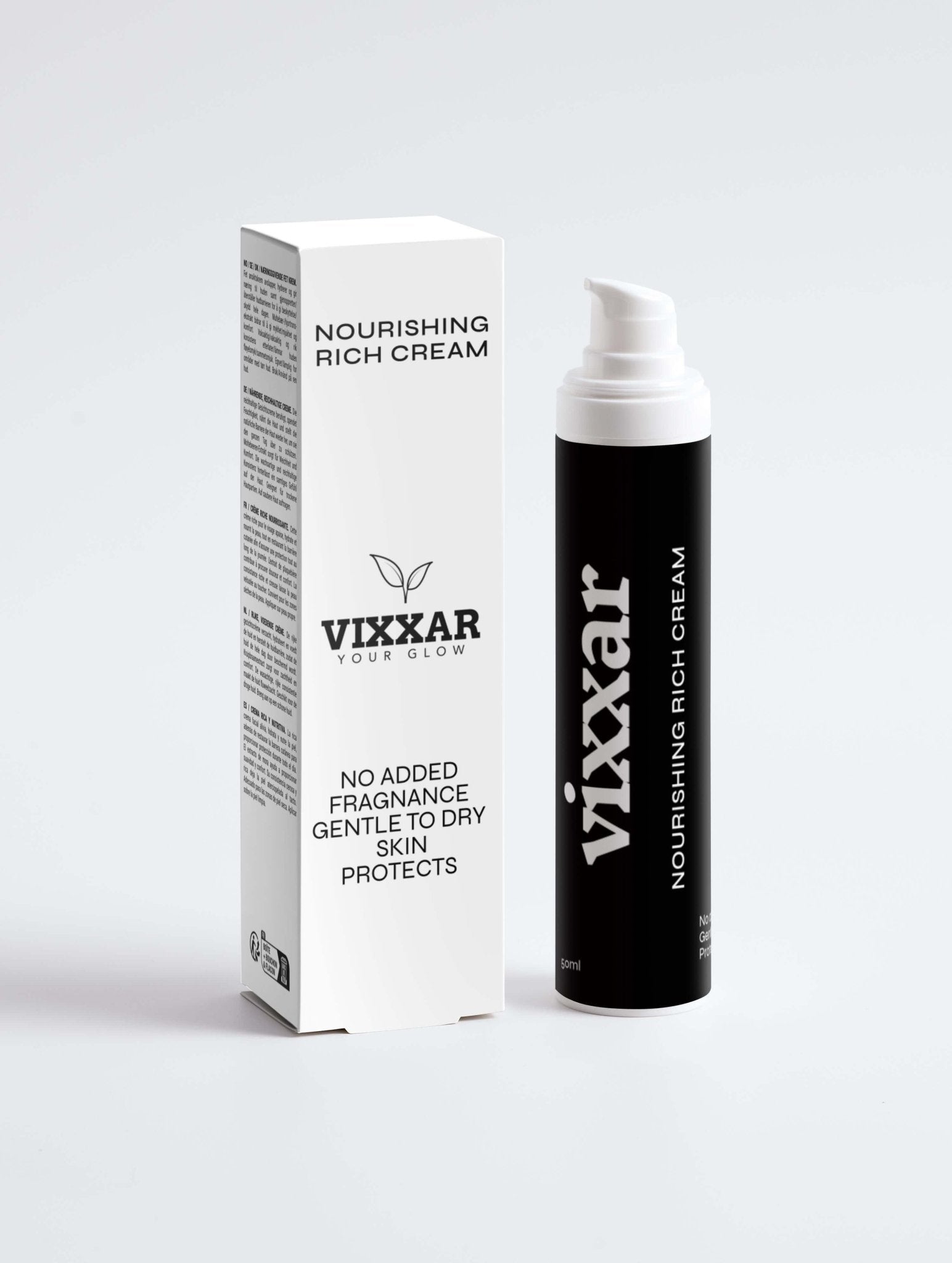 Nourishing Rich Cream 50ml – Deep Hydration for Dry, Sensitive &amp; Mature Skin - Vixxar Cosmetiques