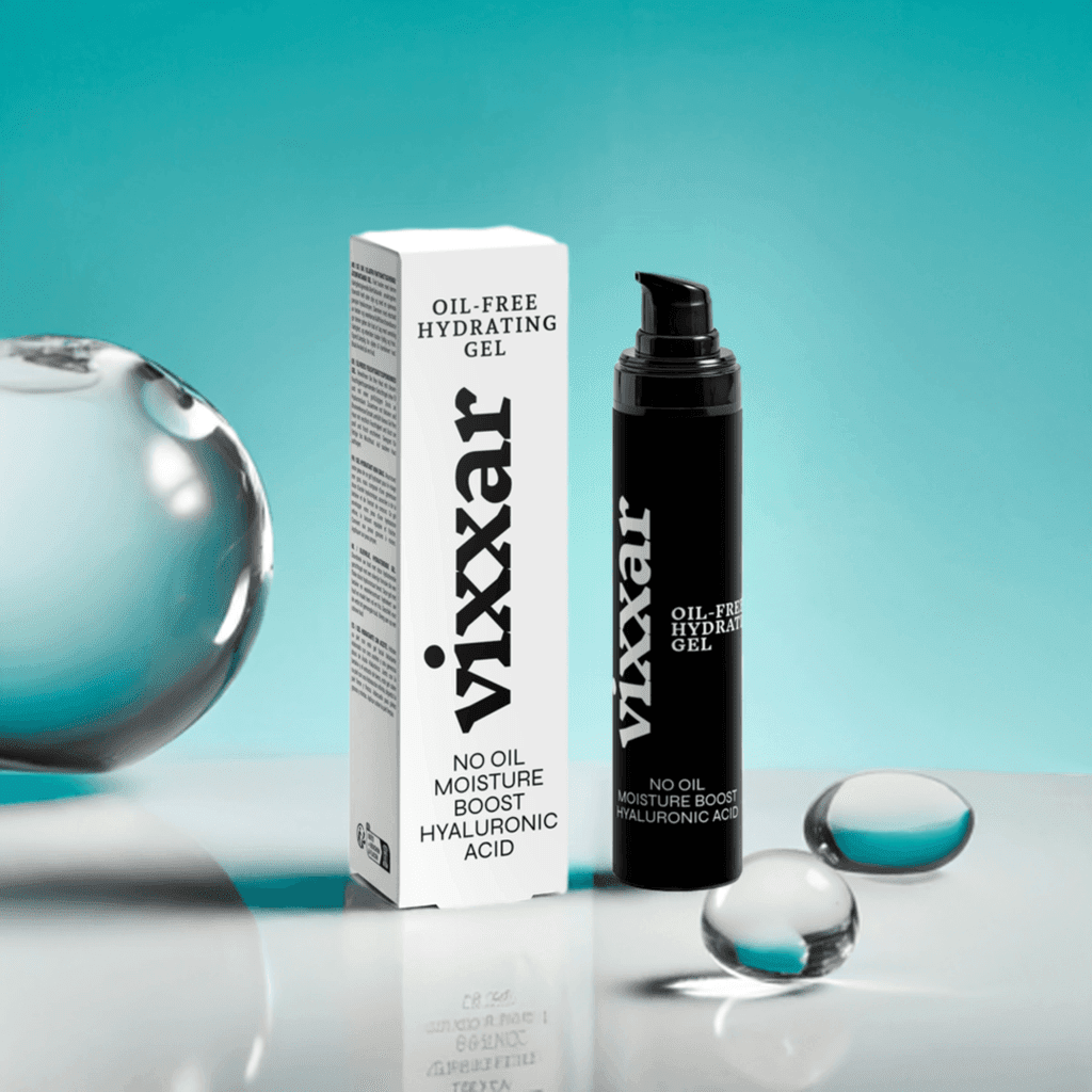 Oil - Free Hydrating Gel 50ml – Lightweight Moisture for Oily &amp; Acne - Prone Skin - Vixxar Cosmetiques