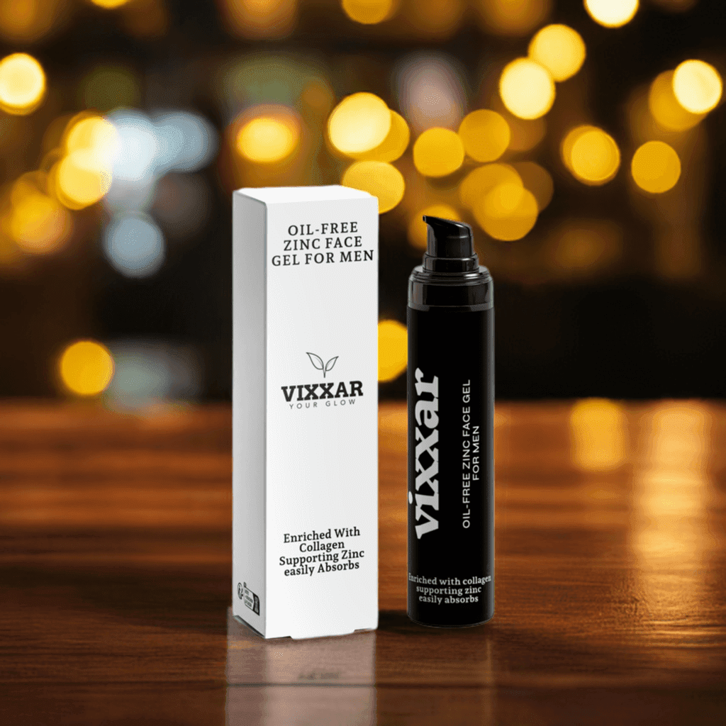Oil - Free Zinc Face Gel for Men - Vixxar CosmetiquesDefault
