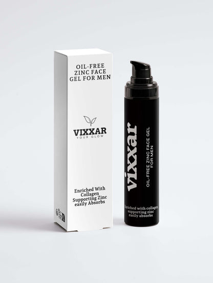 Oil - Free Zinc Face Gel for Men - Vixxar CosmetiquesDefault
