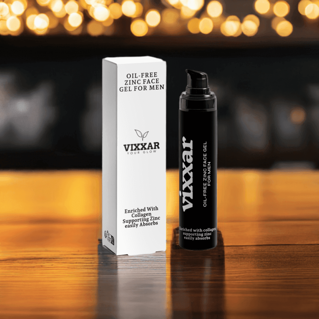 Oil - Free Zinc Face Gel for Men - Vixxar CosmetiquesDefault