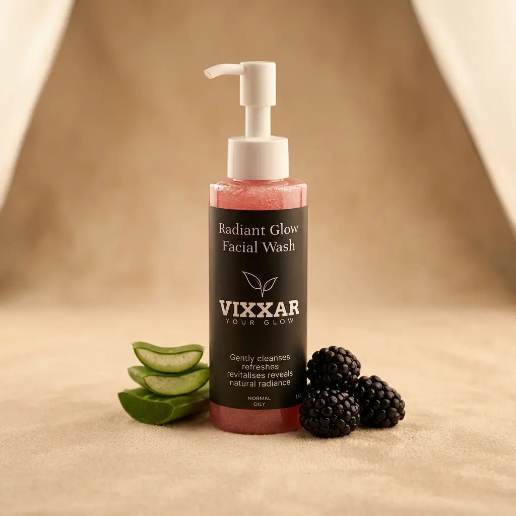 Radiant Glow Facial Wash 145ml - Vixxar Natural SkincareDefault
