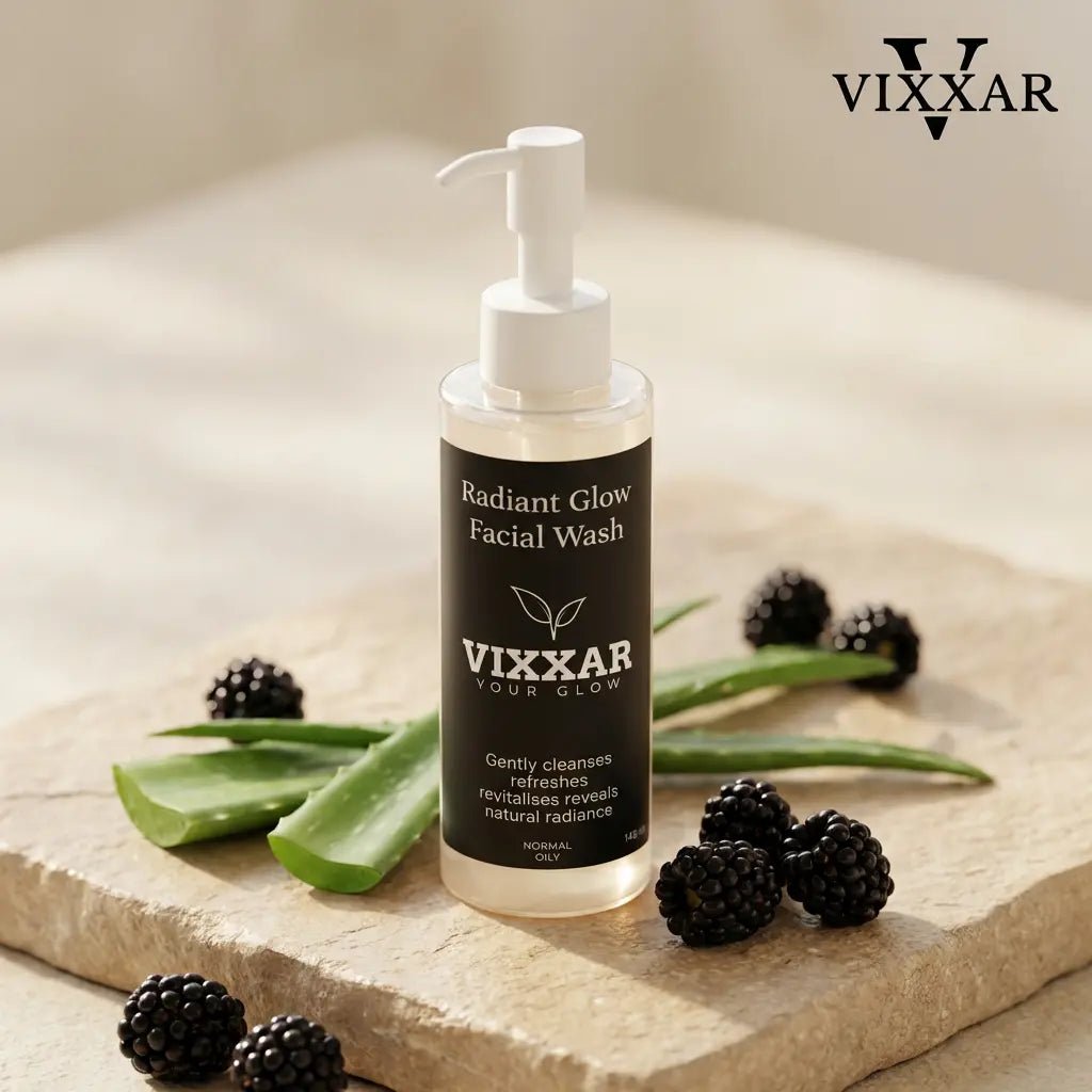 Radiant Glow Facial Wash 145ml - Vixxar Natural SkincareDefault